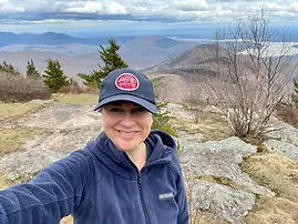 Selfie at the Summit.Melanie Woods in the Catskill Mountains.jpg