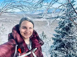 MWood selfie at Giant Ledge-Panther Mt.Feb. 2022