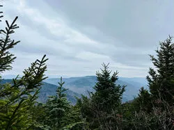Breathtaking view at Hunter Mt Fire Tower.MWood